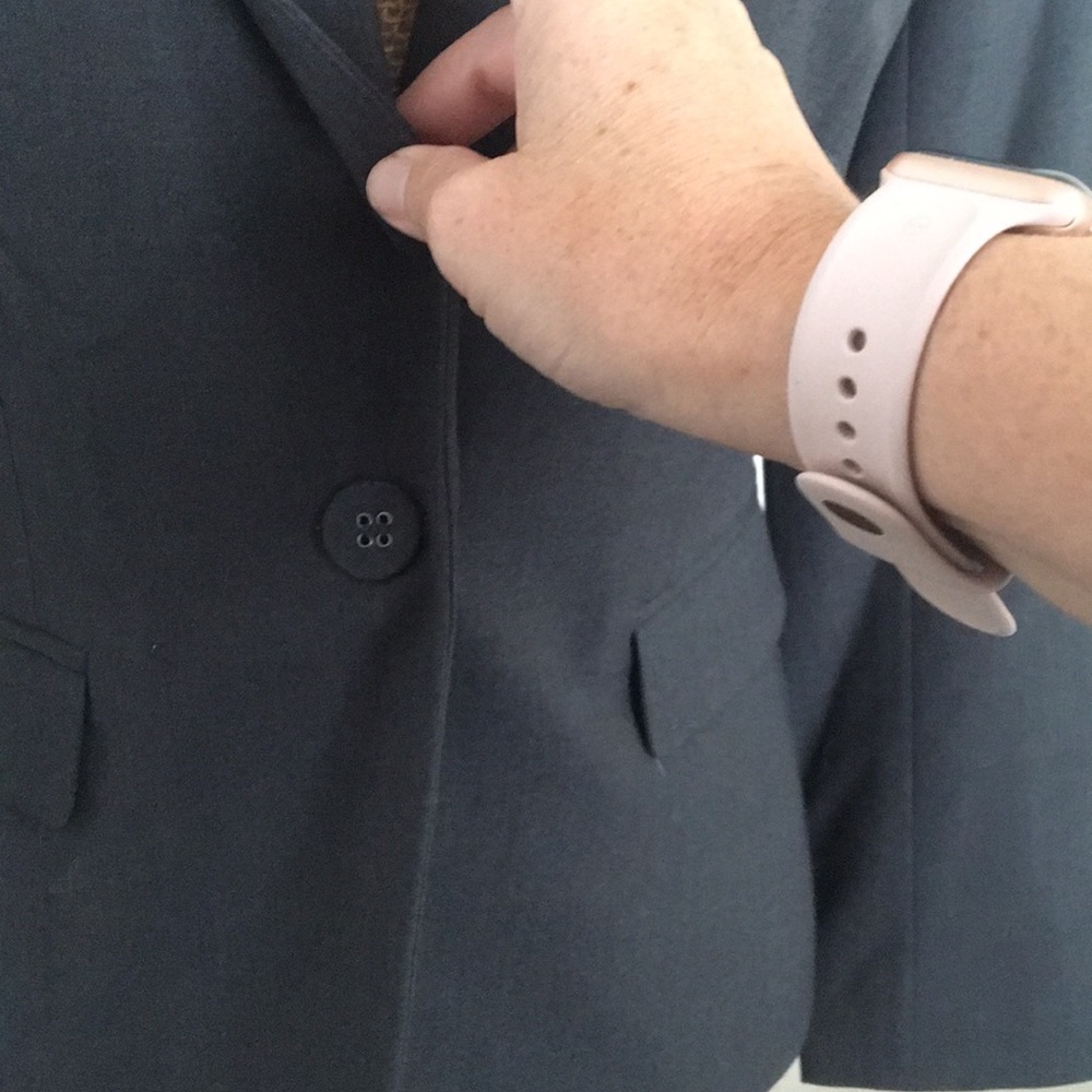 Nine West Dark Gray Blazer - Picture 5 of 7